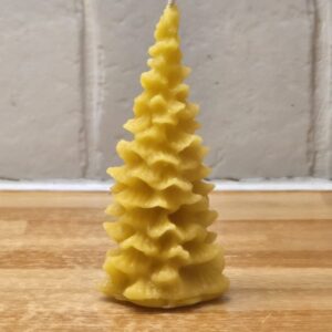 Handcrafted Pure Beeswax Pine Tree Candle